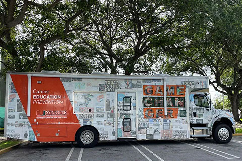 Cancer education prevention truck