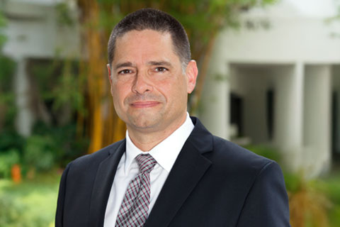 Portrait of David Lee outdoors