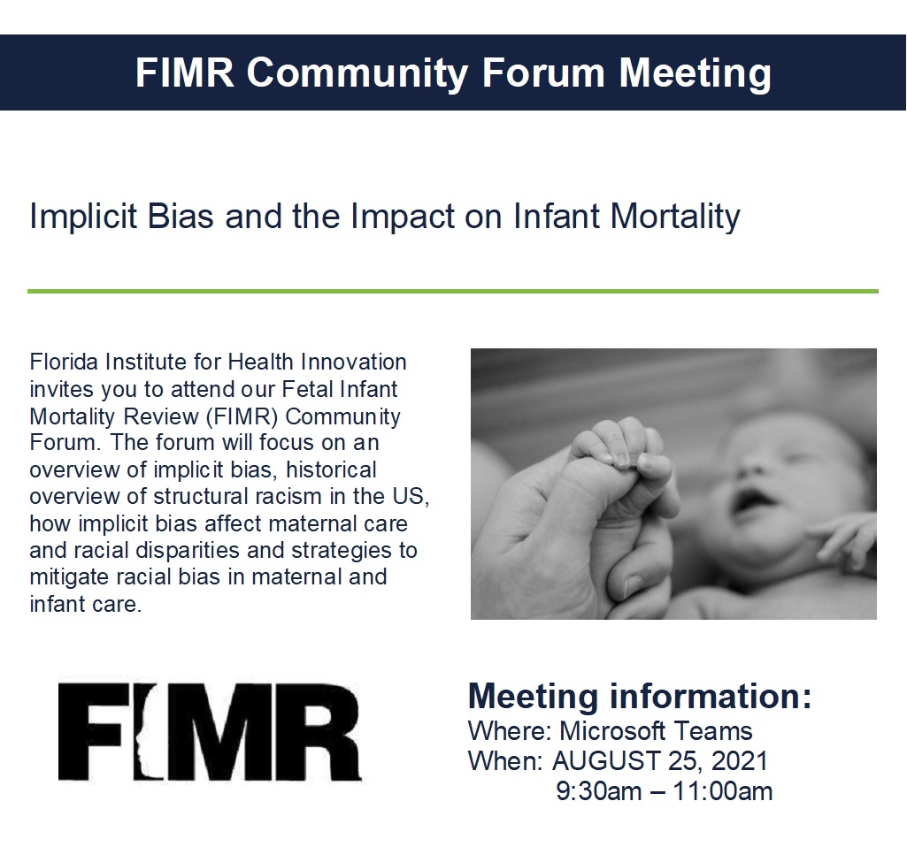 FIMR Community Forum Meeting