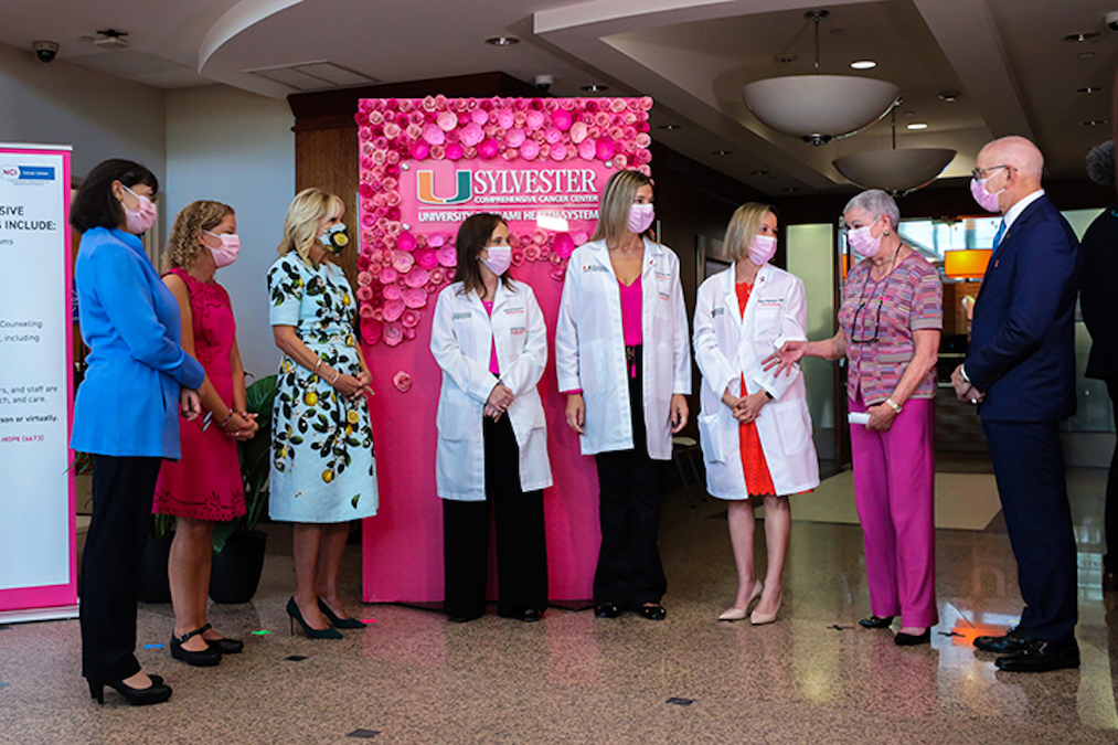 First Lady Cancer Visit