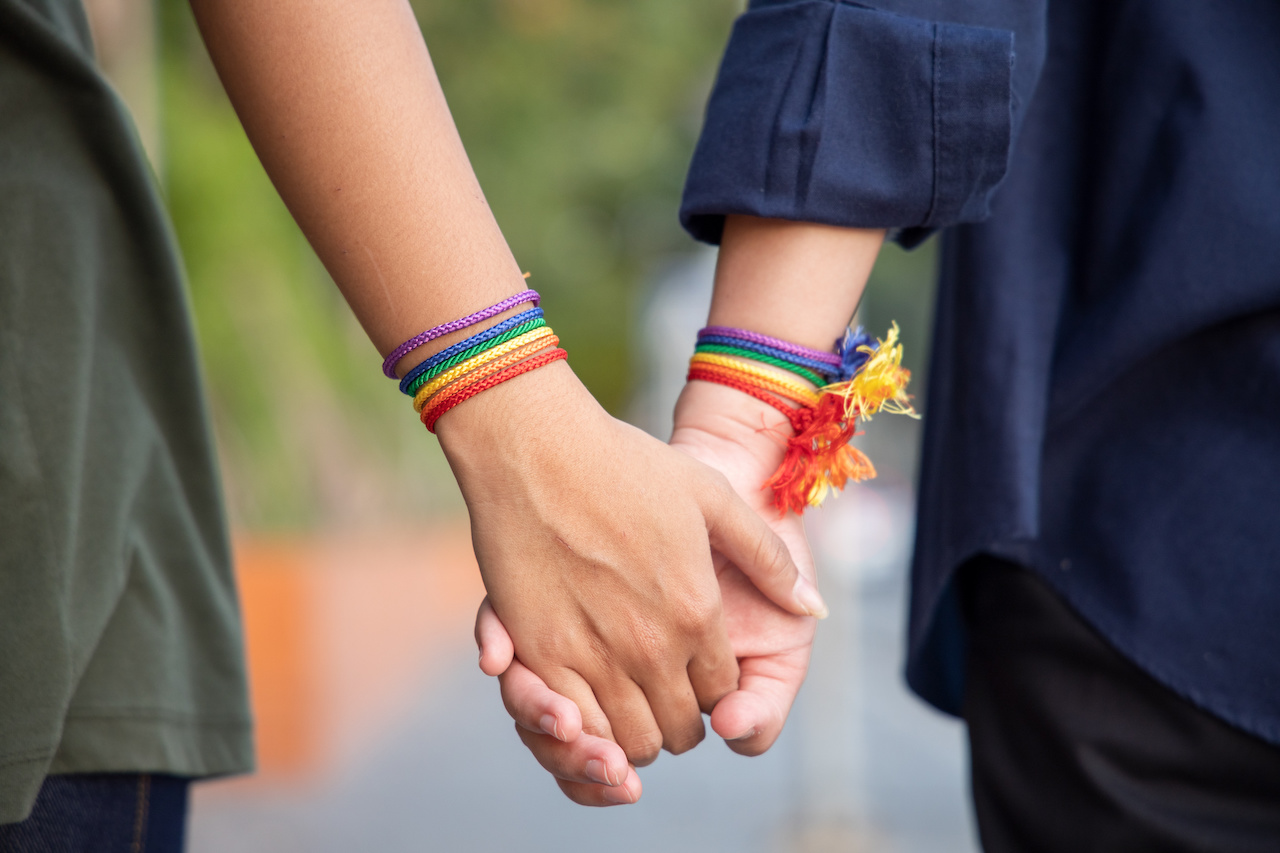 LGBTQ Holding Hands