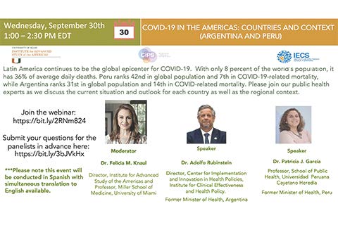 COVID-19 in the Americas: Countries and Context Webinar